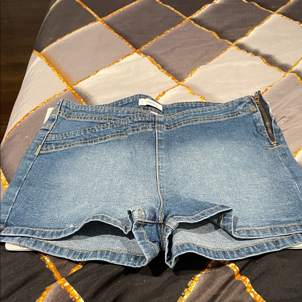 Forever 21 Light Blue Jean Shorts hight wasted - Picture 1 of 5